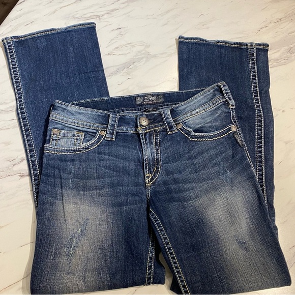 Silver Suki Surplus denim jeans women’s 29/34 - Picture 5 of 9